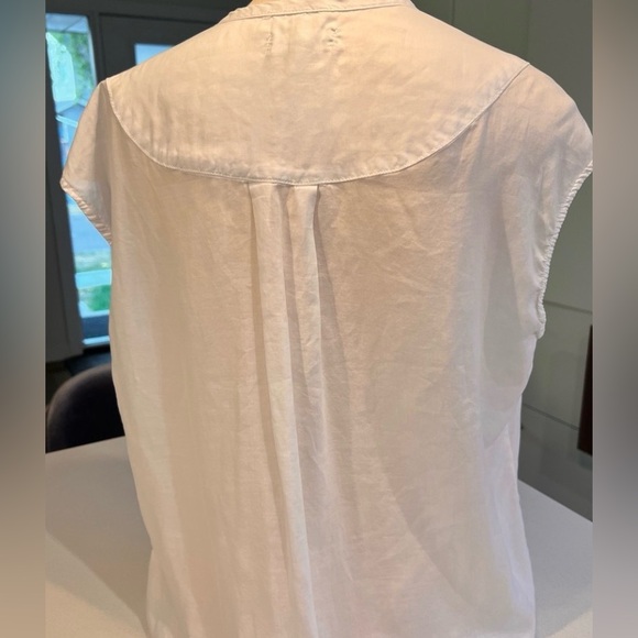 Cloth & Stone Ivory Cap Sleeve Blouse - Picture 4 of 6